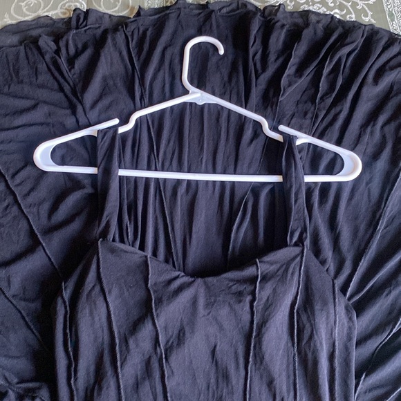 CARMEN Carmen Marc Valvo CLASSIC 🖤BLACK🖤 FIT & FLARE DRESS SIZE MEDIUM 🌟EUC🌟 - Picture 6 of 14